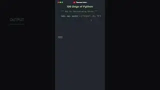 Destructuring Explained: Unpacking Values in Python | Day 34 | 100 Days of Python #100daysofpython