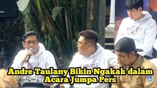 Andre Taulany Bikin Ngakak dalam Acara Jumpa Pers