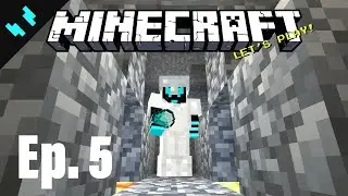 Minecraft Let’s Play! Episode 5 | Diamonds & Ender Pearls!