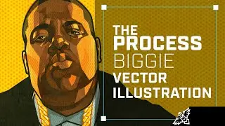 145 BIGGIE Portrait Affinity Designer Process video