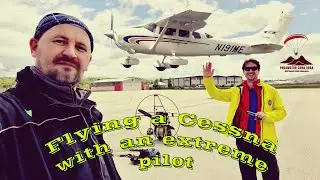 Flight to Cessna. Niksic airport 2021