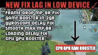 HOW TO FIX LAG IN CODM | REALME LOW END DEVICE FIX LAG √