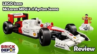 Review LEGO Icons 10330 McLaren MP4/4 si Ayrton Senna