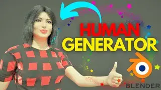 Blender Modeling Tutorial | Create Characters with Human Generator v3 in Blender | Blender Tutorial