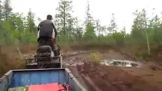 На буране по болоту