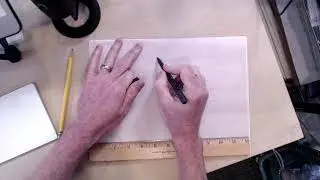 Define your image area - 5 x 7 Rectangles on 9 x 12 paper