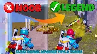 How to WIN close combat in PUBG Mobile | Advance close range tips & tricks in PUBG Mobile