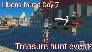 Genshin impact: Libens location Day 7. treasure hunt event