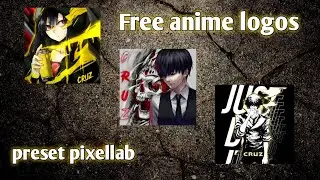 PIXELLAB FREE ANIME LOGO PRESET | CRUZ_.MP4 | #anime #pixellab #preset