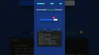 ⬆️Animated Upload Button | HTML & CSS Only 