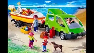 LE BATEAU ET LA VOITURE PLAYMOBIL ! 4144 - FAMILY FUN - FR