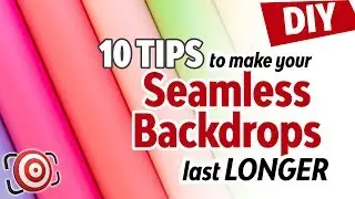 10 Tips to make Seamless Paper Backgrounds last longer & 2 DIY fixes for your photo studio backdrops