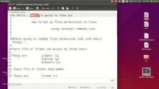 Change files permissions using terminal in linux