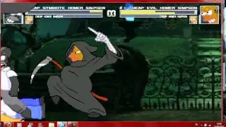 Mugen Cheap Homer Battle