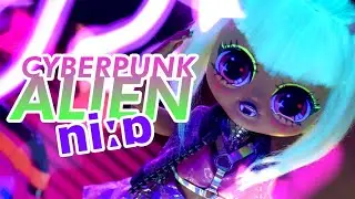 REPAINT Cyberpunk Art Doll OMG LOL Custom