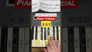 Listen to me Now Piano Tutorial 🎹 #piano #tiktok