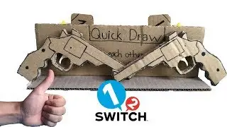 How to Make Quick Draw Game with Cardboard | DIY  1-2-SWITCH NintendoLabo