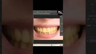 Whiten teeth in photoshop #noreen_graphics #photoshop