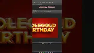 Create an amazing 3D text within 1 minute #coreldraw #shorts
