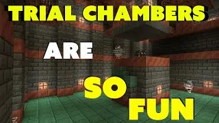 The New Minecraft TRIAL CHAMBERS are so Fun!