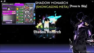MIRACLE SUNG JIN WOO (SHADOW MONARCH) SHOWCASE ANIME WORLD TOWER DEFENSE