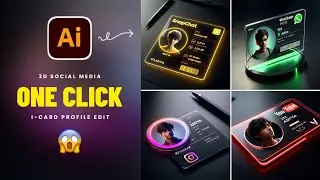 Instagram Trending Profile Glass ID Card Photo Editing | I-Card Profile Edit | Bing Ai Image Creator