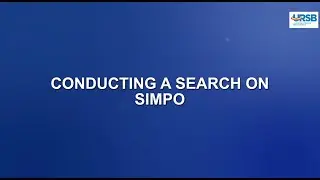 9.0. CONDUCTING A SEARCH ON SIMPO