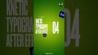 Cylindrical Kinetic Typography Title Animation #shorts #motiongraphics #lottieanimation