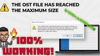 Fix OST file Maxed out error in Outlook in simple steps | Office 365 |2020