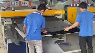 Corrugated plastic sheet pulling board to labor