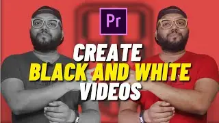 How to create black and white videos in premiere pro | convert video into black and white | Hindi