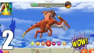 Hungry Dragon - Walktrough Part 2 New Dragon Blaze Unlocked And Gameplay (Android/IOS)