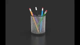 Pencils in penholder 