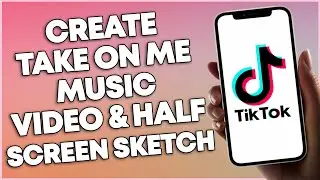 How To Make Music Video Take On Me On Tiktok (Half Screen Sketch Effect 2023)