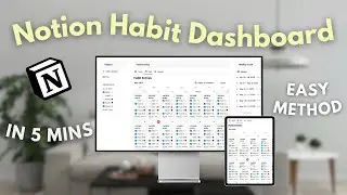 Beautiful Notion Habit Tracker in Just 5 Minutes | Best Beginner's Tutorial