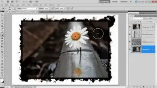 Super Quick Grunge Border in Photoshop