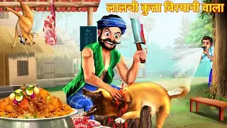 लालची कुत्ता बिरयानी वाला | Lalchi Biryani Wala | Garib Biryani Wala | Kutta Biryani | Hindi Kahani
