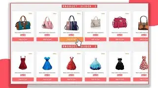E-Commerce Product Slider Using HTML CSS and JavaScript