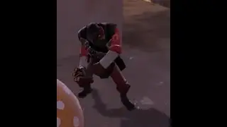 demoman presses a BUTTON