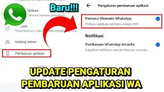 Pengaturan Pembaruan Aplikasi WhatsApp Update Baru | Fitur Pembaruan Aplikasi WA 2024