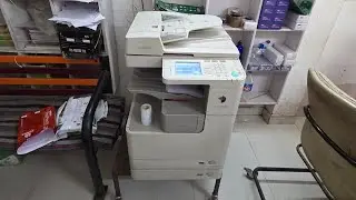 Canon Image Runner 2525 Network Printing Setup | Network Printing - Full Detail Video