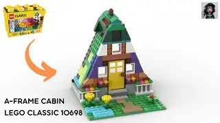 A-FRAME CABIN Lego classic 10698 ideas How to build