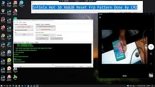 Infinix Hot 10 X682B Reset Frp Pattern Done By CM2 box