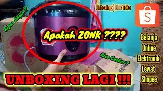 UNBOXING LAGI ‼️ BELI KIPAS ANGIN & RICE COOKER ONLINE LEWAT SHOPEE ( + LINK TOKO )