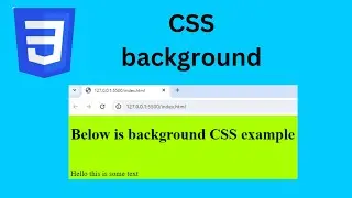 Css Tutorial Background(CSS Tutorial #3)
