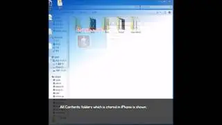 How to transfer media files stored in iPhone to PC without iTunes!