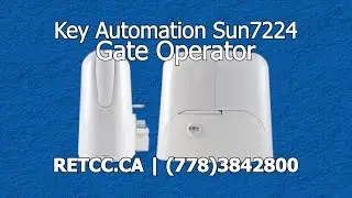 SUN7224 Key Automation Sliding Gate Operator Installation | Max 700KG Weight | Royal Gates
