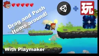 2D Platformer Unity & Playmaker - Push & Pull Objects