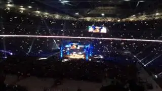 Anthony Joshua introduction Wembley stadium