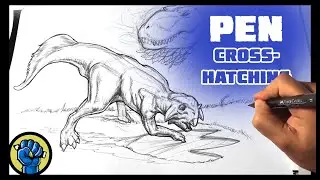 The Easiest Way to Shade with Pen: How to Crosshatch
